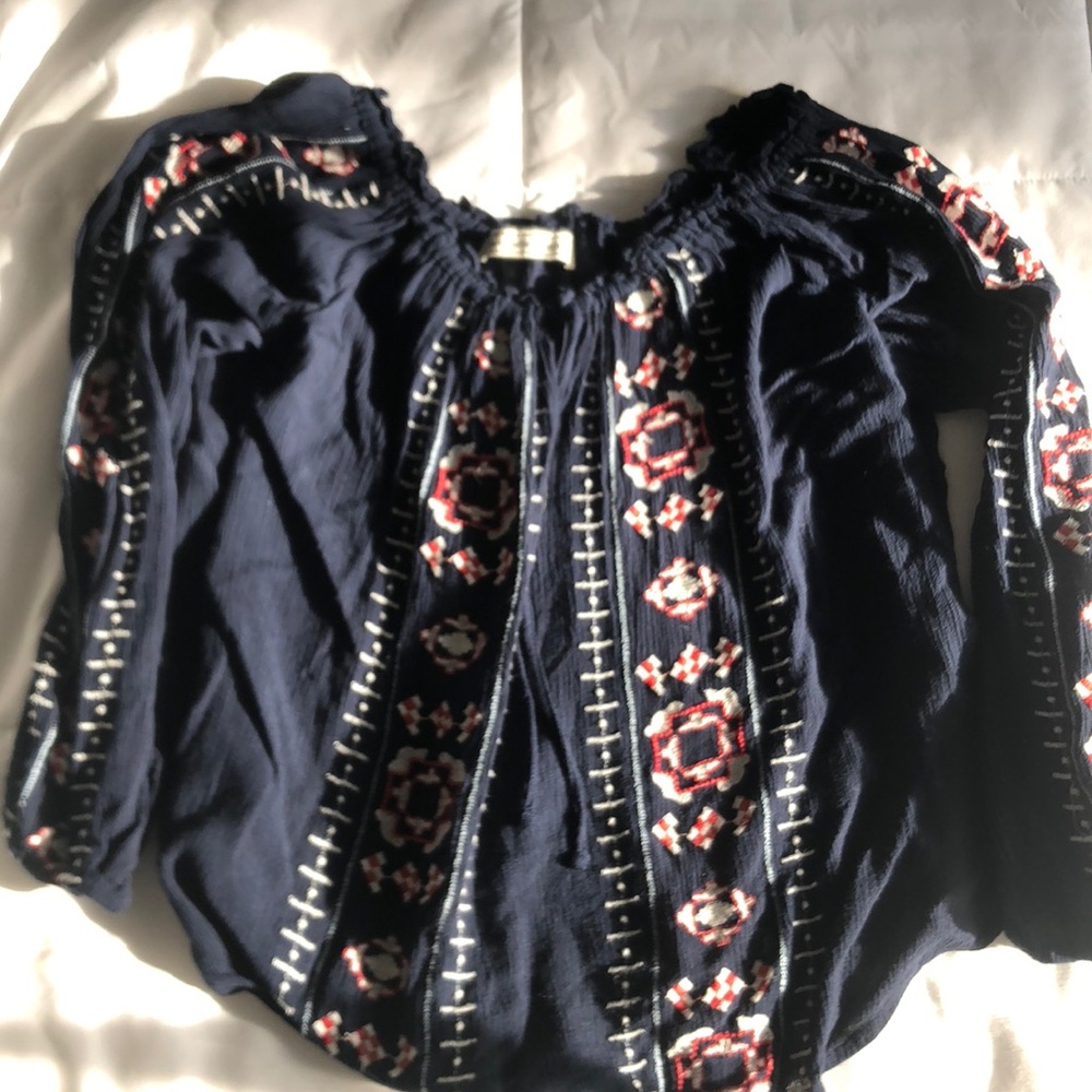 Abercrombie Boho Top Size Large